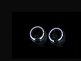 ANZO 2001-2003 Honda Civic Projector Headlights w/ Halo Black - 121055