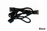 Fishbone Offroad Paracord Zipper Pulls 5 Pcs - Black - FB51279-B
