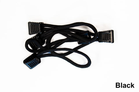Fishbone Offroad Paracord Zipper Pulls 5 Pcs - Black - FB51279-B