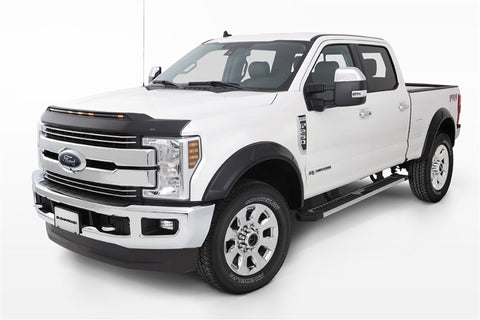 Bushwacker 17-19 Ford F-250 Super Duty w/ 81.8in Bed DRT Style Flares 4pc - Black - 20951-02