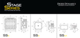 Diode Dynamics 17-22 Ford F250/F350/F450/F550 Super Duty Stage Series Backlit Ditch Light Kit - DD7551P
