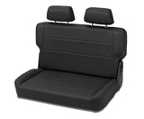 Bestop N-Tumble Seat - 55-83 Jeep Cj5 Fold (All Vinyl Black Denim) - 39440-15