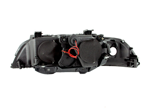 ANZO 1997-2001 BMW 5 Series Projector Headlights w/ Halo Chrome - 121018