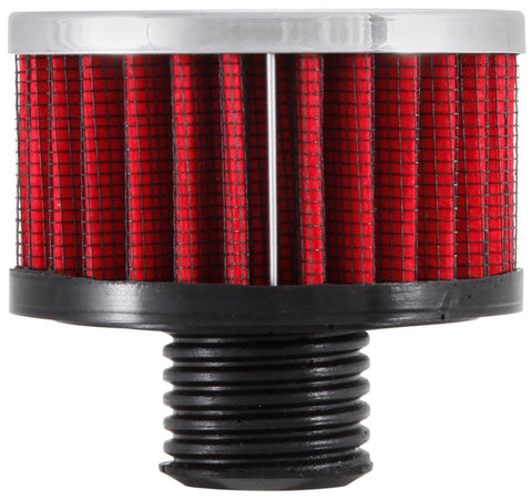 K&N .5in Flange ID x 3in OD x 3.25in H Rubber Base Crankcase Vent Filter - 62-1495