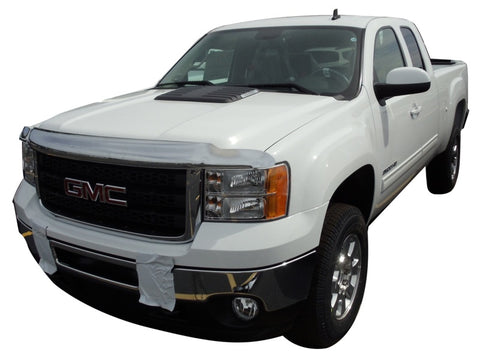 AVS 11-14 GMC Sierra 2500 High Profile Hood Shield - Chrome - 680083
