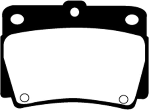 EBC 97-00 Mitsubishi Montero Sport 2.4 Greenstuff Rear Brake Pads - DP61228