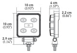 Hella ValueFit Work Light 4SQ LED MV CR LT - 357107001