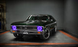 Oracle Pre-Installed Lights 7 IN. Sealed Beam - ColorSHIFT Halo - 6905-333