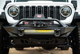 DV8 Offroad 07-23 Jeep Wrangler JK/JL & Gladiator JT FS-1 Series Stubby Front Bumper - FBJL-11