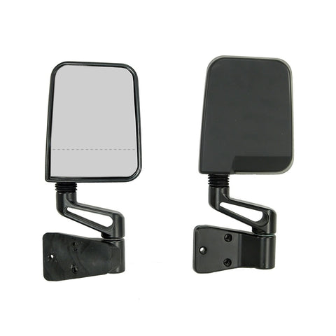 Rugged Ridge 87-02 Jeep Wrangler YJ/TJ Black Dual Focus Door Mirror Kit - 11017.01