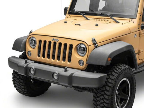 Raxiom 18-26 Jeep Wrangler JL/ 20-26 Gladiator JT HiOutput LED Hlights/Angel Eye DRL-Blk-Clear Lens - J211421