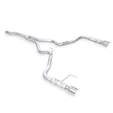 Stainless Works 2015-16 Mustang 2-1/2in Catback Retro Chambered Mufflers - M15ECBSW