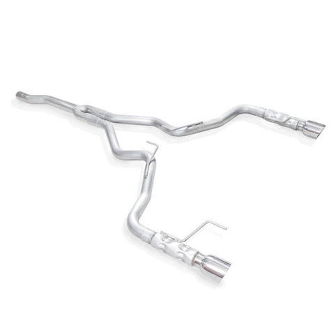 Stainless Works 2015-16 Mustang 2-1/2in Catback Retro Chambered Mufflers - M15ECBSW