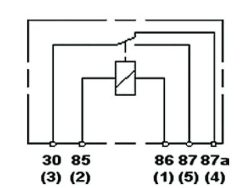 Hella Relay Mini Iso 5 Pole 12V Spdt Bkt - 933332011