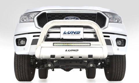 Lund 2019 Ford Ranger Bull Bar w/Light & Wiring - Polished Stainless - 47021300
