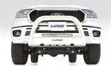 Lund 11-17 Chevy Silverado 2500 Bull Bar w/Light & Wiring - Polished - 47021203