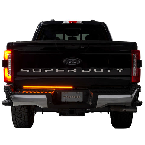 Putco 23-24 Ford SuperDuty F-250 60In Direct Fit Blade Kit Tailgate Bars w/ LED Taillamps - 9202960-26