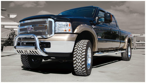 Bushwacker 99-07 Ford F-250 Super Duty Styleside Pocket Style Flares 4pc 81.0/96.0in Bed - Black - 20914-02