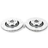 Power Stop 15-19 Ford Mustang Front Evolution Drilled & Slotted Rotors - Pair - AR85157XPR