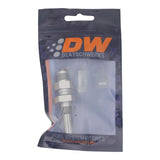 DeatschWerks 6AN Male Flare to Straight 3/8in Single Hose Barb - Anodized DW Titanium - 6-02-0734