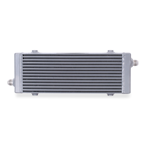 Mishimoto Universal Medium Bar and Plate Cross Flow Silver Oil Cooler - MMOC-SP-MSL