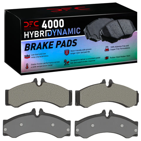 DFC 02-06 Freightliner Sprinter 3500 Front/Rear 4000 Hybridynamic Brake Pads - 4000-1136-00