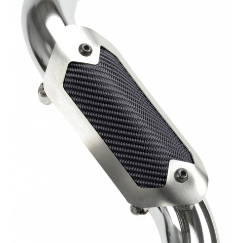 DEI Powersport Flexible Heat Shield - 3.5in x 6.5in - Brushed/Onyx - 10900