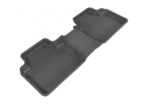 3D MAXpider 2007-2019 Mitsubishi Outlander Kagu 2nd Row Floormats - Black - L1MT01021509