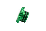 Fleece Performance 13-18 Dodge Cummins Green Anodized Billet Fuel Cap - FPE-FC-1316-GRN