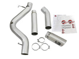 aFe Atlas Exhaust 5in DPF-Back Aluminized Steel w/ Polished Tips 16-17 GM Diesel Truck V8-6.6L (td) - 49-04081-P
