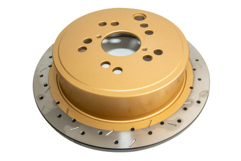 DBA 12+ Subaru/Scion BRZ/FR-S (AU Spec) 10 Lug Slot Rear Drilled & Slotted 4000 Series Rotor - 42659XS-10