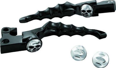 Kuryakyn Zombie Levers 08-13 Touring Cable Gloss Black - 1091