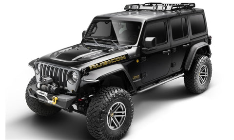 Bushwacker 18-19 Jeep Wrangler JL Trail Armor Cowl Guard - Black - 76129
