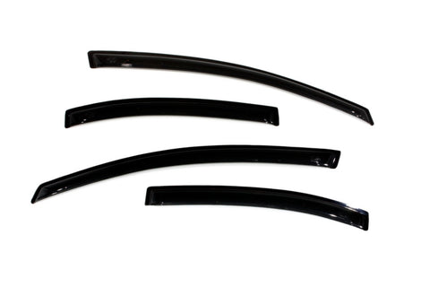 AVS 06-11 Honda Civic Ventvisor Outside Mount Window Deflectors 4pc - Smoke - 94944