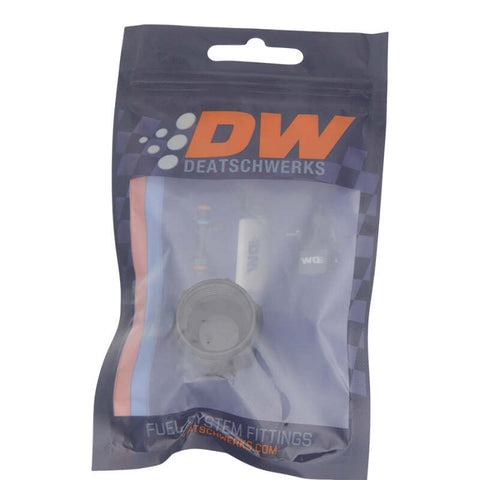 DeatschWerks 10AN Female Flare Cap - Anodized Matte Black - 6-02-0716-B