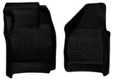 Husky Liners 08-10 Ford SuperDuty Regular/Super/Crew Cab WeatherBeater Black Floor Liners - 18381