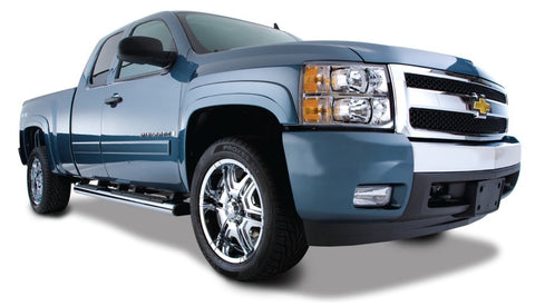 Bushwacker 07-13 Chevy Silverado 1500 Fleetside OE Style Flares 4pc 69.3in Bed - Black - 40941-02