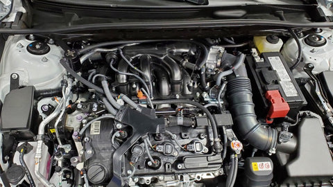 J&amp;L 18-24 Toyota Camry 3.5L V6 Oil Separator 3.0 Passenger Side - Black Anodized - 3116P-B