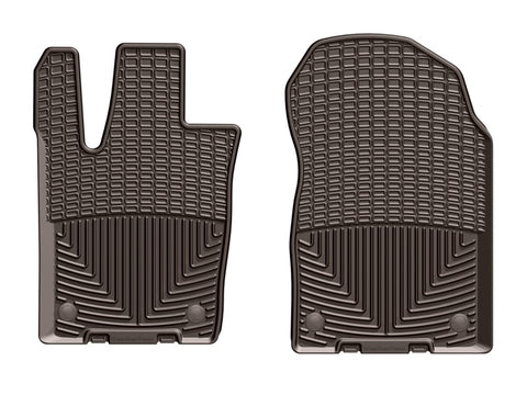 WeatherTech 2016+ Jeep Grand Cherokee / Dodge Durango Front Rubber Mats - Cocoa - W399CO