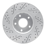 R1 16-25 Mazda Cx-5 Front Right Drilled & Slotted Geo-Carbon Rotor - 830-80076R