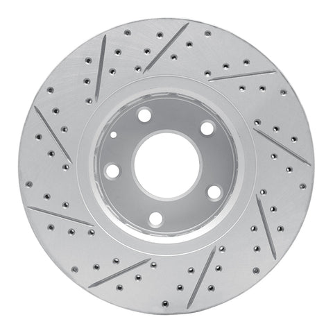 R1 16-25 Mazda Cx-5 Front Right Drilled & Slotted Geo-Carbon Rotor - 830-80076R