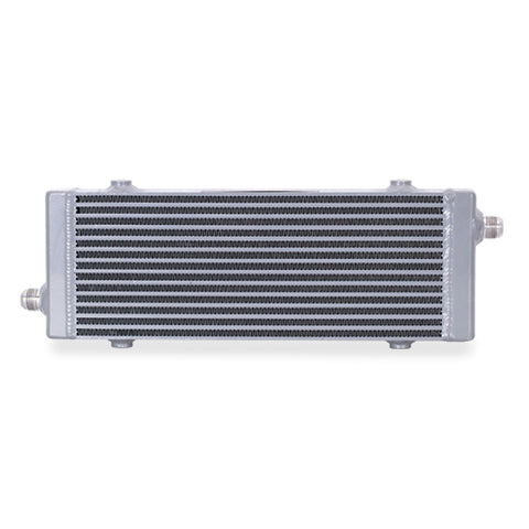 Mishimoto Universal Medium Bar and Plate Cross Flow Silver Oil Cooler - MMOC-SP-MSL