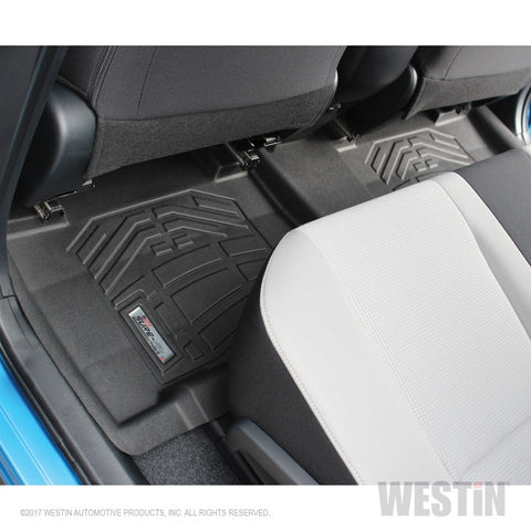 Westin 13-18 Toyota RAV4 (Excl. Hybrid) Sure Fit Floor Liners 2nd Row - Black - 72-113097
