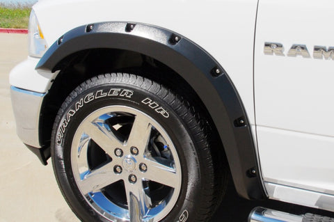 Lund 10-17 Dodge Ram 2500 RX-Rivet Style Smooth Elite Series Fender Flares - Black (4 Pc.) - RX205S