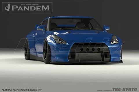 GReddy Nissan GTR R35 Version 2 Pandem X Rocket Bunny Rear Under Diffuser - 17020611