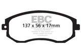 EBC 12+ Scion FR-S 2 Greenstuff Front Brake Pads - DP21884