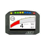 AEM CD-5G Carbon Flush Digital Dash Display w/ Internal 20Hz GPS & Antenna - 30-5602F