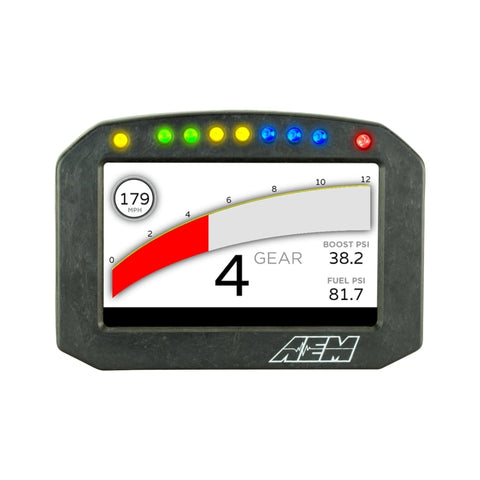 AEM CD-5L Carbon Logging Flush Digital Dash Display - 30-5601F