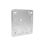 BuiltRight Industries 2020 Jeep Gladiator Bed Plug Plate Cover (Alum) - Silver - 110015