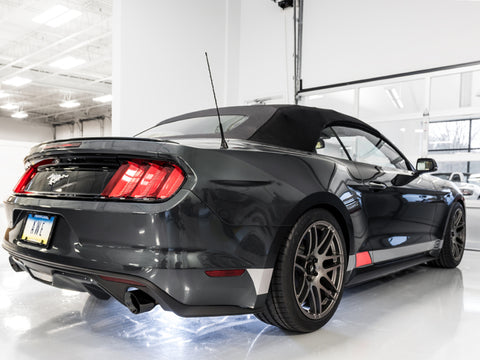 AWE Tuning S550 Mustang EcoBoost Axle-Back Exhaust - Touring Edition (Diamond Black Tips) - 3015-33086